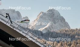 01.01.2015, Garmisch, Germany (GER): Michael Hayboeck (AUT), Fischer - FIS world cup ski jumping, four hills tournament, individual HS140, Garmisch (GER). www.nordicfocus.com. © Laiho/NordicFocus. Every downloaded picture is fee-liable.