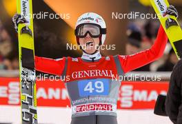 01.01.2015, Garmisch, Germany (GER): Simon Ammann (SUI), Fischer - FIS world cup ski jumping, four hills tournament, individual HS140, Garmisch (GER). www.nordicfocus.com. © Laiho/NordicFocus. Every downloaded picture is fee-liable.