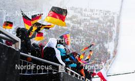 01.02.2015, Willingen, Germany (GER): german flags - FIS world cup ski jumping, individual HS145, Willingen (GER). www.nordicfocus.com. © Laiho/NordicFocus. Every downloaded picture is fee-liable.