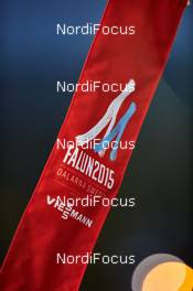 26.02.2015, Falun, Sweden (SWE): wind flag - FIS nordic world ski championships, ski jumping, individual HS134, Falun (SWE). www.nordicfocus.com. © NordicFocus. Every downloaded picture is fee-liable.