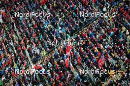 26.02.2015, Falun, Sweden (SWE): spectators seen from above - FIS nordic world ski championships, ski jumping, individual HS134, Falun (SWE). www.nordicfocus.com. © NordicFocus. Every downloaded picture is fee-liable.