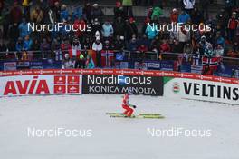 21.11.2015, Klingenthal, Germany (GER): Janne Ahonen (FIN), Fischer - FIS world cup ski jumping, team HS140, Klingenthal (GER). www.nordicfocus.com. © Domanski/NordicFocus. Every downloaded picture is fee-liable.