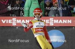 21.11.2015, Klingenthal, Germany (GER): Richard Freitag (GER) - FIS world cup ski jumping, team HS140, Klingenthal (GER). www.nordicfocus.com. © Domanski/NordicFocus. Every downloaded picture is fee-liable.