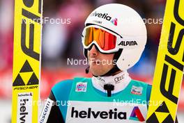 20.12.2015, Engelberg, Switzerland (SUI): Simon Ammann (SUI), Fischer - FIS world cup ski jumping, individual HS137, Engelberg (SUI). www.nordicfocus.com. © Laiho/NordicFocus. Every downloaded picture is fee-liable.