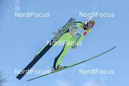 31.01.2015, Hinzenbach, Austria (AUT): Daniela Iraschko-Stolz (AUT) - FIS world cup ski jumping ladies, individual HS94, Hinzenbach (AUT). www.nordicfocus.com. © Rauschendorfer/NordicFocus. Every downloaded picture is fee-liable.