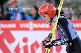 31.01.2015, Hinzenbach, Austria (AUT): Carina Vogt (GER) - FIS world cup ski jumping ladies, individual HS94, Hinzenbach (AUT). www.nordicfocus.com. © Rauschendorfer/NordicFocus. Every downloaded picture is fee-liable.