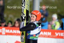 01.02.2015, Hinzenbach, Austria (AUT): Carina Vogt (GER) - FIS world cup ski jumping ladies, individual HS94, Hinzenbach (AUT). www.nordicfocus.com. © Rauschendorfer/NordicFocus. Every downloaded picture is fee-liable.