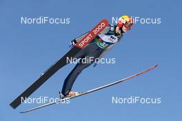 01.02.2015, Hinzenbach, Austria (AUT): Taylor Henrich (CAN) - FIS world cup ski jumping ladies, individual HS94, Hinzenbach (AUT). www.nordicfocus.com. © Rauschendorfer/NordicFocus. Every downloaded picture is fee-liable.