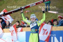 01.02.2015, Hinzenbach, Austria (AUT): Spela Rogelj (SLO) - FIS world cup ski jumping ladies, individual HS94, Hinzenbach (AUT). www.nordicfocus.com. © Rauschendorfer/NordicFocus. Every downloaded picture is fee-liable.
