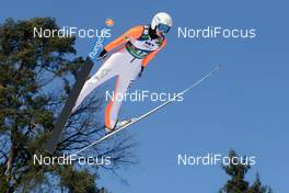 01.02.2015, Hinzenbach, Austria (AUT): Elena Runggaldier (ITA) - FIS world cup ski jumping ladies, individual HS94, Hinzenbach (AUT). www.nordicfocus.com. © Rauschendorfer/NordicFocus. Every downloaded picture is fee-liable.