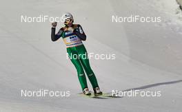 13.03.2015, Oslo, Norway (NOR): Daniela Iraschko-Stolz (AUT) - FIS world cup ski jumping ladies, individual HS134, Oslo (NOR). www.nordicfocus.com. © Felgenhauer/NordicFocus. Every downloaded picture is fee-liable.