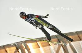 13.03.2015, Oslo, Norway (NOR): Maren Lundby (NOR) - FIS world cup ski jumping ladies, individual HS134, Oslo (NOR). www.nordicfocus.com. © Felgenhauer/NordicFocus. Every downloaded picture is fee-liable.