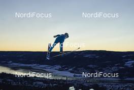 04.12.2015, Lillehammer, Norway (NOR): Line Jahr (NOR),  flying high above Lillehammer - FIS world cup ski jumping ladies, individual HS100, Lillehammer (NOR). www.nordicfocus.com. © Felgenhauer/NordicFocus. Every downloaded picture is fee-liable.