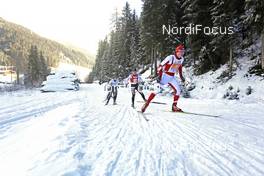 18.01.2015, Lienz, Austria (AUT): Holy Brooks (USA), Mariusz Dziadkowiec-Michon (POL) - FIS Marathon Cup Dolomitenlauf, Lienz (AUT). www.nordicfocus.com. © Mandl/NordicFocus. Every downloaded picture is fee-liable.