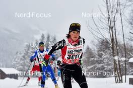 25.01.2015, Tannheimer Tal, Austria (AUT): Birgitt Huehnlein (GER) - Skitrail Tannheimertal (AUT) - Bad Hindelang (GER). www.nordicfocus.com. © Felgenhauer/NordicFocus. Every downloaded picture is fee-liable.