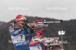 10.01.2016, Ruhpolding, Germany (GER): Veronika Vitkova (CZE) -  IBU world cup biathlon, mass women, Ruhpolding replacing Oberhof (GER). www.nordicfocus.com. © Manzoni/NordicFocus. Every downloaded picture is fee-liable.