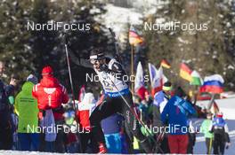 24.01.2016, Antholz, Italy (ITA): Benjamin Weger (SUI) -  IBU world cup biathlon, relay men, Antholz (ITA). www.nordicfocus.com. © Manzoni/NordicFocus. Every downloaded picture is fee-liable.