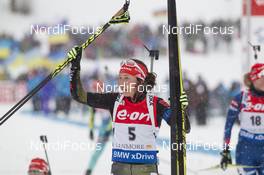 06.02.2016, Canmore, Canada (CAN): Laura Dahlmeier (GER) -  IBU world cup biathlon, mass women, Canmore (CAN). www.nordicfocus.com. © Manzoni/NordicFocus. Every downloaded picture is fee-liable.