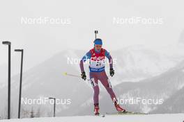06.02.2016, Canmore, Canada (CAN): Daria Virolaynen (RUS) -  IBU world cup biathlon, mass women, Canmore (CAN). www.nordicfocus.com. © Manzoni/NordicFocus. Every downloaded picture is fee-liable.