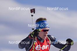 07.02.2016, Canmore, Canada (CAN): Lukas Hofer (ITA) -  IBU world cup biathlon, relay mixed, Canmore (CAN). www.nordicfocus.com. © Manzoni/NordicFocus. Every downloaded picture is fee-liable.