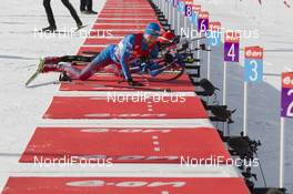 07.02.2016, Canmore, Canada (CAN): Alexey Slepov (RUS) -  IBU world cup biathlon, relay mixed, Canmore (CAN). www.nordicfocus.com. © Manzoni/NordicFocus. Every downloaded picture is fee-liable.