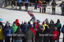 07.02.2016, Canmore, Canada (CAN): Franziska Preuss (GER) -  IBU world cup biathlon, relay mixed, Canmore (CAN). www.nordicfocus.com. © Manzoni/NordicFocus. Every downloaded picture is fee-liable.