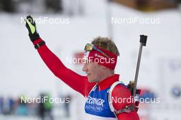 04.02.2016, Canmore, Canada (CAN): Scott Gow (CAN) -  IBU world cup biathlon, sprint men, Canmore (CAN). www.nordicfocus.com. © Manzoni/NordicFocus. Every downloaded picture is fee-liable.
