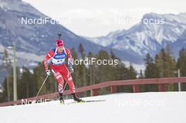 04.02.2016, Canmore, Canada (CAN): Lars Helge Birkeland (NOR) -  IBU world cup biathlon, sprint men, Canmore (CAN). www.nordicfocus.com. © Manzoni/NordicFocus. Every downloaded picture is fee-liable.