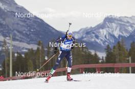 04.02.2016, Canmore, Canada (CAN): Dominik Windisch (ITA) -  IBU world cup biathlon, sprint men, Canmore (CAN). www.nordicfocus.com. © Manzoni/NordicFocus. Every downloaded picture is fee-liable.