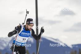 04.02.2016, Canmore, Canada (CAN): Benjamin Weger (SUI) -  IBU world cup biathlon, sprint men, Canmore (CAN). www.nordicfocus.com. © Manzoni/NordicFocus. Every downloaded picture is fee-liable.