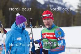03.02.2016, Canmore, Canada (CAN): Alexey Slepov (RUS) -  IBU world cup biathlon, training, Canmore (CAN). www.nordicfocus.com. © Manzoni/NordicFocus. Every downloaded picture is fee-liable.
