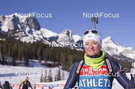 03.02.2016, Canmore, Canada (CAN): Karin Oberhofer (ITA) -  IBU world cup biathlon, training, Canmore (CAN). www.nordicfocus.com. © Manzoni/NordicFocus. Every downloaded picture is fee-liable.