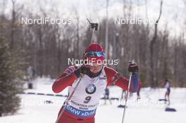 12.02.2016, Presque Isle, United States of America (USA): Kaia Woeien Nicolaisen (NOR) -  IBU world cup biathlon, pursuit women, Presque Isle (USA). www.nordicfocus.com. © Manzoni/NordicFocus. Every downloaded picture is fee-liable.
