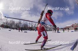 12.02.2016, Presque Isle, United States of America (USA): Kaia Woeien Nicolaisen (NOR) -  IBU world cup biathlon, pursuit women, Presque Isle (USA). www.nordicfocus.com. © Manzoni/NordicFocus. Every downloaded picture is fee-liable.