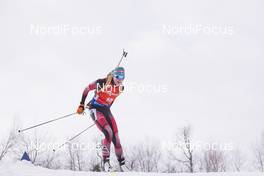 11.02.2016, Presque Isle, United States of America (USA): Lisa Theresa Hauser (AUT) -  IBU world cup biathlon, sprint women, Presque Isle (USA). www.nordicfocus.com. © Manzoni/NordicFocus. Every downloaded picture is fee-liable.