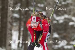 11.02.2016, Presque Isle, United States of America (USA): Audrey Vaillancourt (CAN) -  IBU world cup biathlon, sprint women, Presque Isle (USA). www.nordicfocus.com. © Manzoni/NordicFocus. Every downloaded picture is fee-liable.
