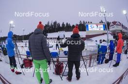 16.03.2016, Khanty-Mansiysk, Russia (RUS): Event Feature: czech coaches show the target board to the athlete -  IBU world cup biathlon, training, Khanty-Mansiysk (RUS). www.nordicfocus.com. © Manzoni/NordicFocus. Every downloaded picture is fee-liable.