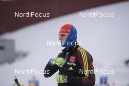 16.03.2016, Khanty-Mansiysk, Russia (RUS): Arnd Peiffer (GER) -  IBU world cup biathlon, training, Khanty-Mansiysk (RUS). www.nordicfocus.com. © Manzoni/NordicFocus. Every downloaded picture is fee-liable.
