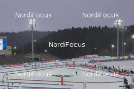 16.03.2016, Khanty-Mansiysk, Russia (RUS): Event Feature: Overview over the stadium -  IBU world cup biathlon, training, Khanty-Mansiysk (RUS). www.nordicfocus.com. © Manzoni/NordicFocus. Every downloaded picture is fee-liable.
