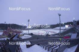 16.03.2016, Khanty-Mansiysk, Russia (RUS): Event Feature: Overview over the shooting range -  IBU world cup biathlon, training, Khanty-Mansiysk (RUS). www.nordicfocus.com. © Manzoni/NordicFocus. Every downloaded picture is fee-liable.