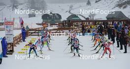 01.02.2016, Cheile Gradistei, Romania (ROU): TUTMIN Egor(RUS), STROEMSHEIM Endre(NOR) - IBU Youth and Junior world ski championships biathlon, relay men youth, Cheile Gradistei (ROU). www.nordicfocus.com. © Tumashov/NordicFocus. Every downloaded picture is fee-liable.