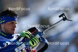 30.01.2016, Cheile Gradistei, Romania (ROU): COTTET PUINEL Felix(FRA) - IBU Youth and Junior world ski championships biathlon, sprint men junior, Cheile Gradistei (ROU). www.nordicfocus.com. © Tumashov/NordicFocus. Every downloaded picture is fee-liable.