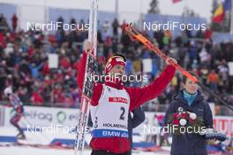 06.03.2016, Oslo, Norway (NOR): Ole Einar Bjoerndalen (NOR) - IBU world championships biathlon, pursuit men, Oslo (NOR). www.nordicfocus.com. © NordicFocus. Every downloaded picture is fee-liable.