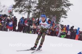 06.03.2016, Oslo, Norway (NOR): Simon Schempp (GER) - IBU world championships biathlon, pursuit men, Oslo (NOR). www.nordicfocus.com. © NordicFocus. Every downloaded picture is fee-liable.
