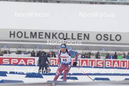 06.03.2016, Oslo, Norway (NOR): Anton Shipulin (RUS) - IBU world championships biathlon, pursuit men, Oslo (NOR). www.nordicfocus.com. © NordicFocus. Every downloaded picture is fee-liable.