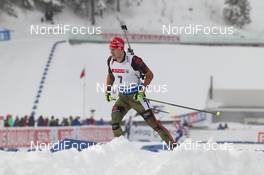 06.03.2016, Oslo, Norway (NOR): Arnd Peiffer (GER) - IBU world championships biathlon, pursuit men, Oslo (NOR). www.nordicfocus.com. © NordicFocus. Every downloaded picture is fee-liable.