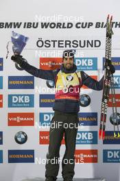 01.12.2016, Oestersund, Sweden, (SWE): Martin Fourcade (FRA) - IBU world cup biathlon, individual men, Oestersund (SWE). www.nordicfocus.com. © Manzoni/NordicFocus. Every downloaded picture is fee-liable.