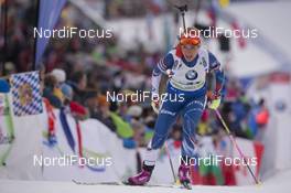 11.12.2016, Pokljuka, Slovenia (SLO): Gabriela Koukalova (CZE) -  IBU world cup biathlon, relay women, Pokljuka (SLO). www.nordicfocus.com. © Manzoni/NordicFocus. Every downloaded picture is fee-liable.