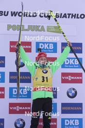 09.12.2016, Pokljuka, Slovenia (SLO): Laura Dahlmeier (GER) -  IBU world cup biathlon, sprint women, Pokljuka (SLO). www.nordicfocus.com. © Manzoni/NordicFocus. Every downloaded picture is fee-liable.