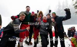 06.02.2016, Oslo, Norway (NOR): fans - FIS world cup cross-country, mass men, Oslo (NOR). www.nordicfocus.com. © Laiho/NordicFocus. Every downloaded picture is fee-liable.